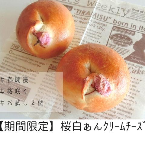 【期間限定】桜白あんクリームチーズ