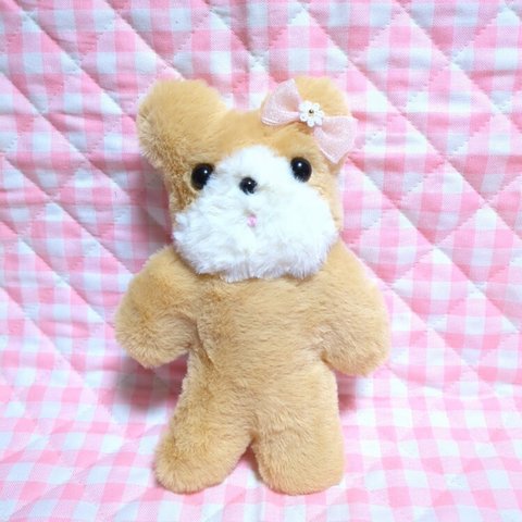 癒しをあげるだわんこ♪　ぬいぐるみ　犬　ラッセルテリア　ハンドメイド