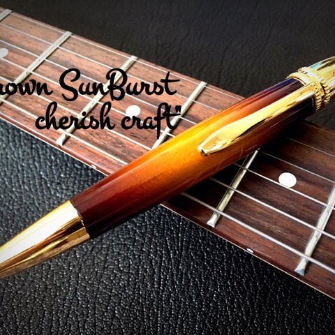 SunBurstギター塗装☆サクラ☆Handmadeボールペン☆【送料無料】