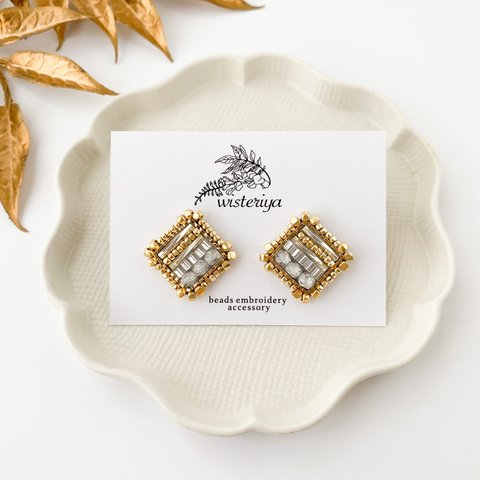 jewelry earring < SQ gold × silver >