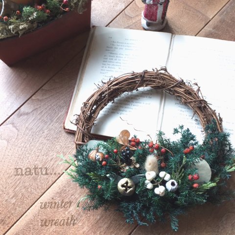 winter wreathクリスマスリース