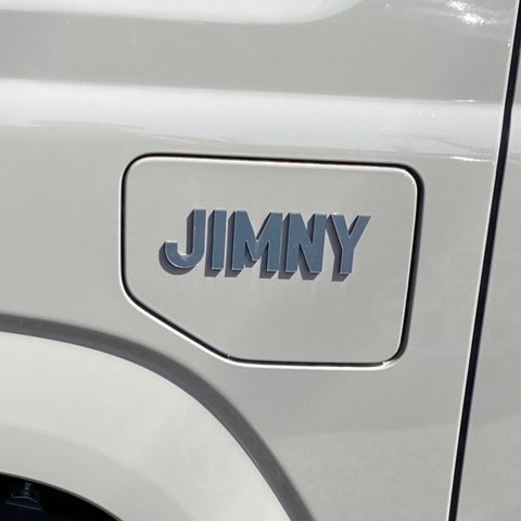 【JIMNY】アルファベットシール【屋外対応】シルバー【世界で一つだけのカスタム！】
