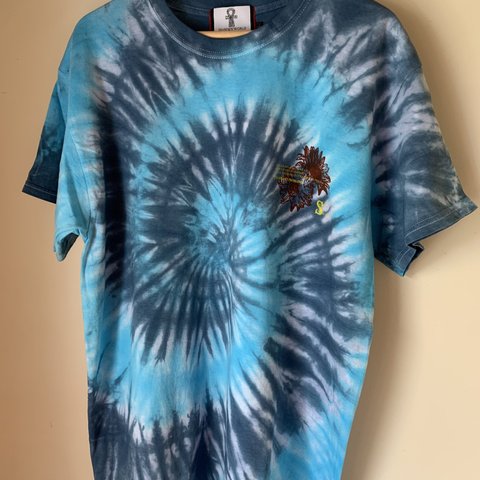 SHAREMYWORLD シェアマイワールド sunflower tiedye Tee 半袖 Tシャツ【ひまわり タイダイ L 2】