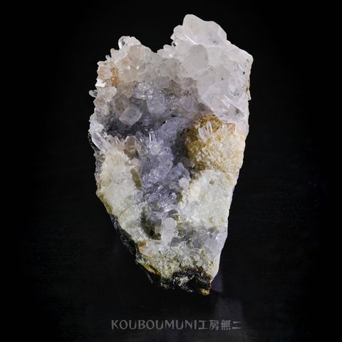 クォーツ/カルサイト(Quartz in Calcite) S00248