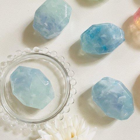 宝石石鹸✳︎ジュエルソープ　海色カラー