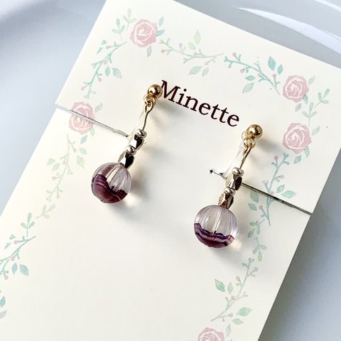 Minette☆ ノンホールピアス ( イヤリング )–CZ006  ❤︎ ピアス 変更無料 ❤︎