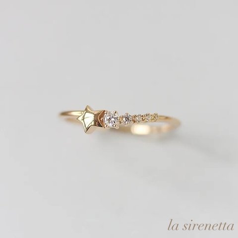 受注製作 ＊ Twinkle star ring