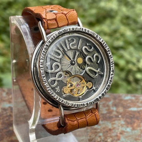  ◆シルバー製　手巻式手作り腕時計◆LSM-1005-SM