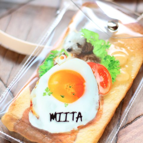 二ヶ月待ち（オーダーメイドスマホバック）MIITA様のスマホケースとお揃いバック　トーストケース別売り