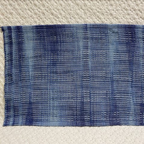 手織り　絣ティーマット①　