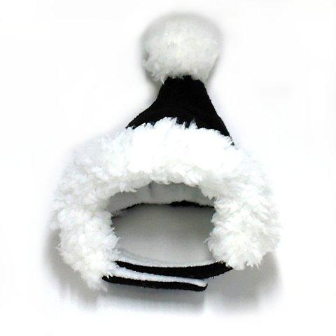 サンタさんの帽子（黒）【S/M/L】