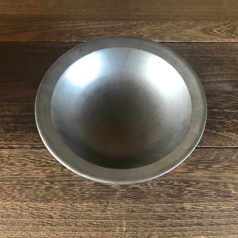 銀彩食器 皿 盛り鉢②白土