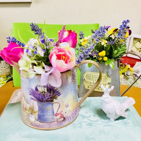 春のフラワージョーロ💐