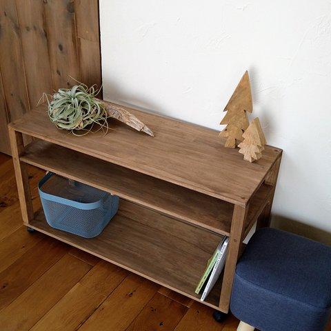 木製サイドテーブル　テレビボード