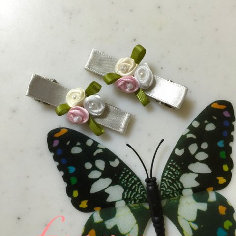 Petit Flower Barrette♡プチ フラワー ヘアクリップ♡