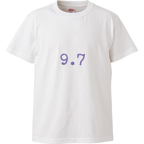 ユニセックスTシャツ【9月7日生まれ｜ホワイト】カラーストロロジー (誕生色) バースデーカラー