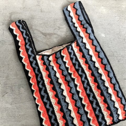 crochet bag ( orange )