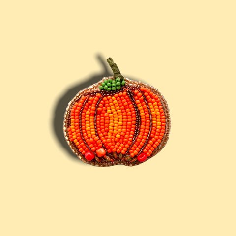 かぼちゃのブローチ