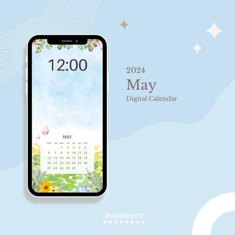2024年5月 スマホカレンダー　
