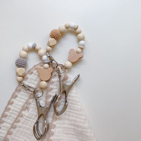 くまくま　shoes clip🧸