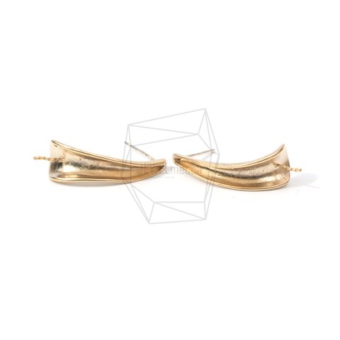 ERG-587-MG【2個入り】ホーンスタイルピアス,Horn Style Post Earring