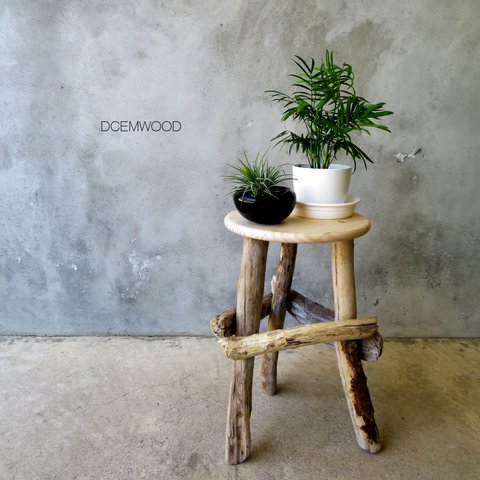 driftwood stool 47*34*34