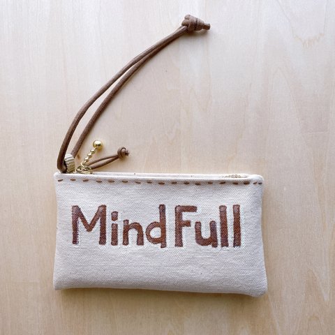 帆布カードお財布 Mind Full C036