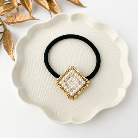 Gypsophila hair accessory < gold >