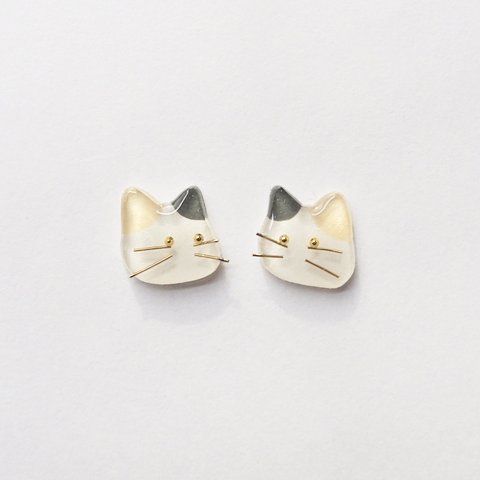 猫(ピアス、イヤリング)