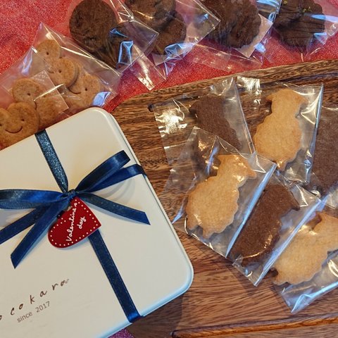 バレンタインクッキー缶(個包装)【完売】