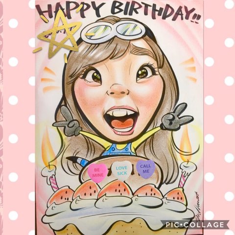 似顔絵☆誕生日