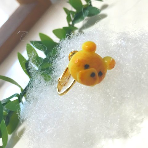 クマぱんのイヤリング