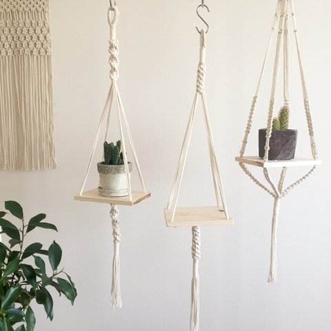 【受注生産】macrame shelf