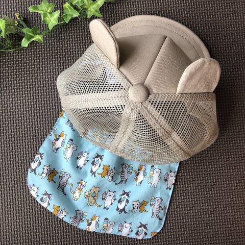 幼児帽子用サンガード⭐︎選べる36種類の柄