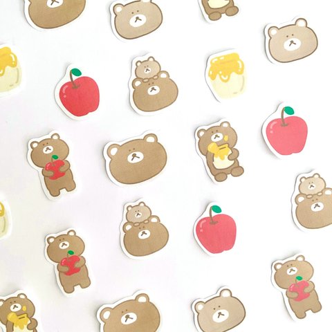 フレークシール　くま🐻