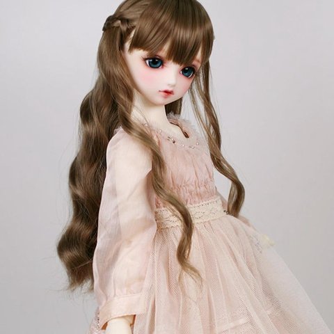 BJD 1/3 1/4  1/6人形 ドール用ウィッグ カツラ 耐熱 ハンドメイドzxww-8