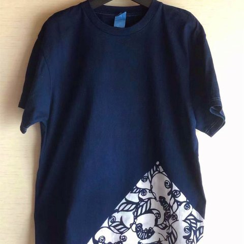 藍染Tシャツ・カメレオン