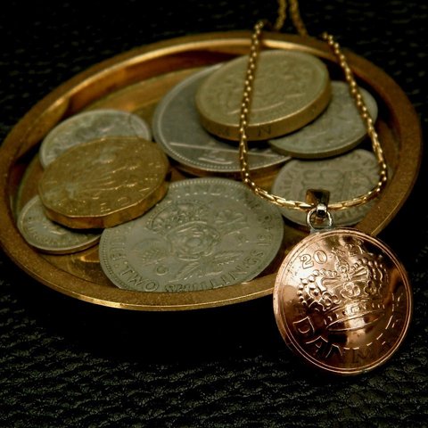 ＃PT15　Danmark Coin Pendant