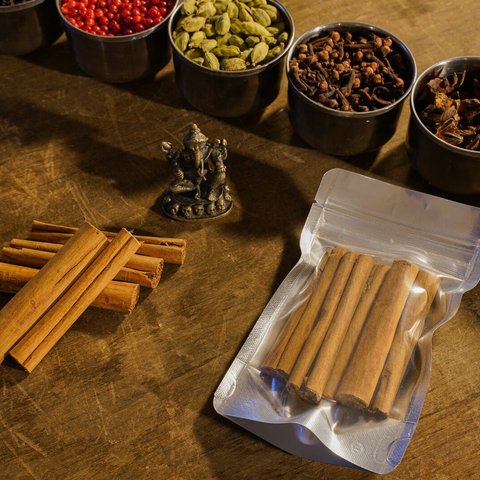 シナモンスティック5本【最高品質オーガニックシナモンスティック・スリランカ産】Organic cinnamon