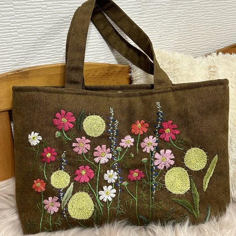 刺繍バッグ