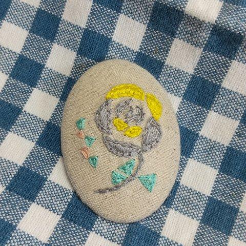 刺繍ヘアゴム☆ばら