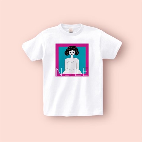 【NEILLEちゃんTシャツ】白Tシャツ 長袖 半袖 白T キャラクターTシャツ キャラクターアイテム オリジナル オリジナルTシャツ イラスト イラストTシャツ