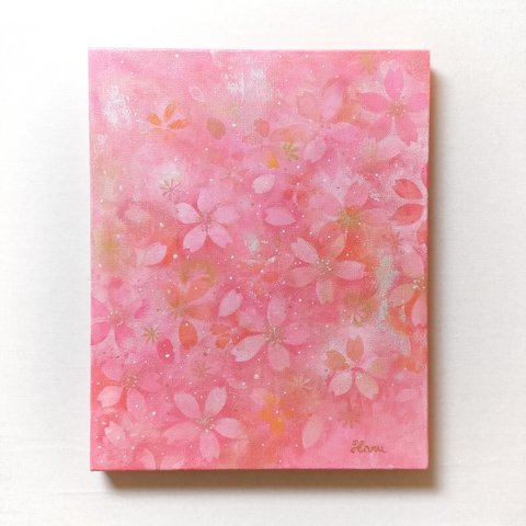 「桜吹雪」　インテリア　絵画　アート