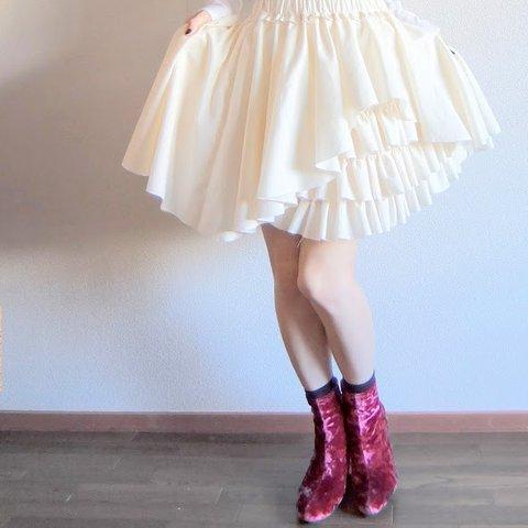 【再販】melty cream skirt【受注製作】