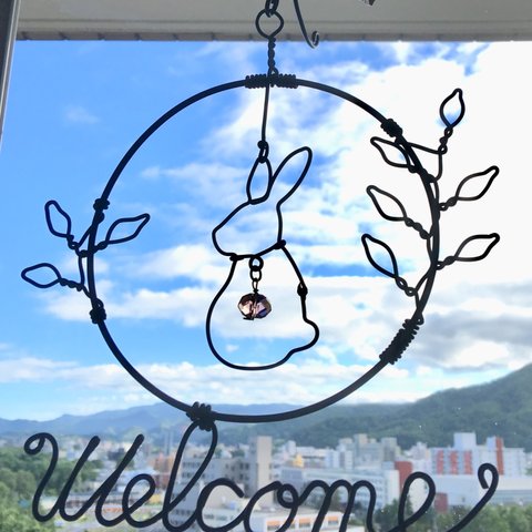 ウサギ＊Welcome (ピンク)  S