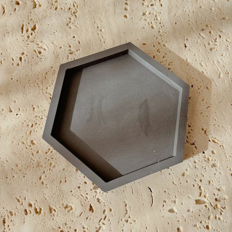 Jesmonite Hexagon plate ジェスモナイト ヘキサゴンプレート