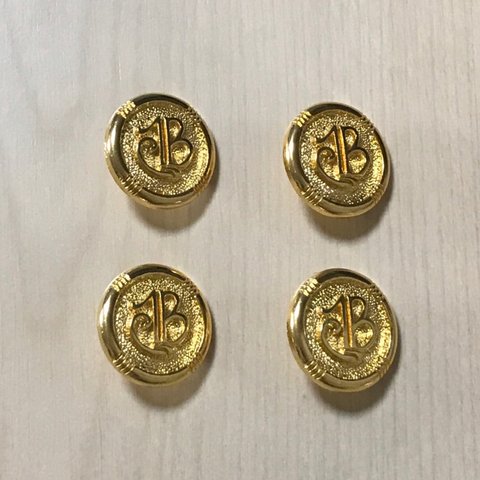 ●15㎜● ANTIQUE GOLD BUTTON CABOCHONS PARTS