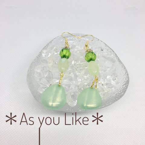 GREEN！ぐりーん！グリーン！ピアス