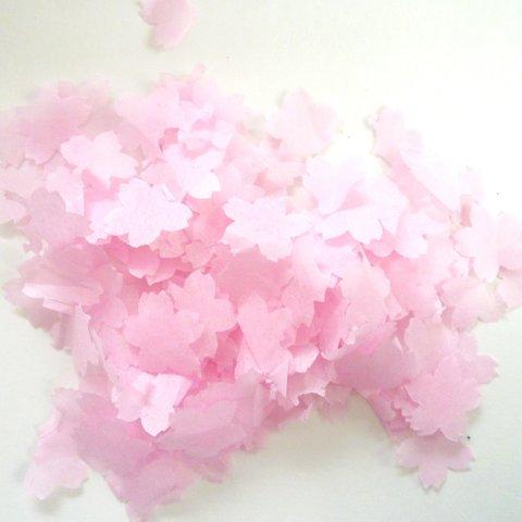 【再販・新色追加】ふんわり桜のペーパーフレーク　1000枚以上＿受注生産