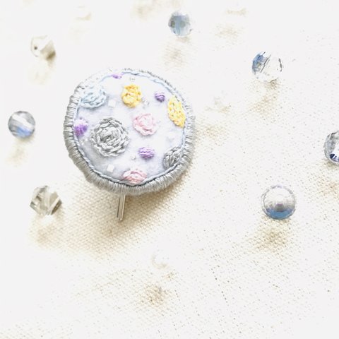 🍭ポップ🍭まるポニーフック【ビーズ刺繍】